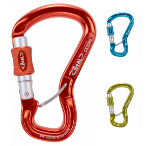 Beal Orient Express Unidirectional Locking Carabiner designed for use with belay devices
