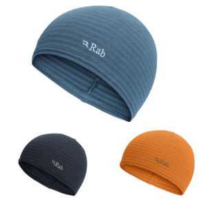 Rab Filament Beanie high and low lofting fleece inside, providing warmth in a low bulk and breathable