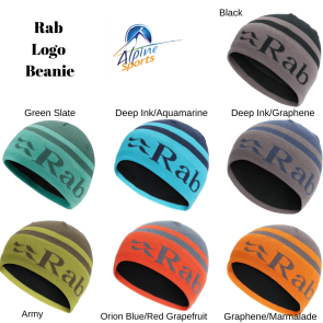 Rab Logo Band Beanie Hat Fleece Lightweight Mountain Cap Headwear